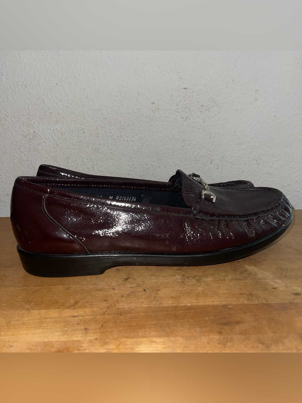 SAS Horsebit SlipOn Loafers Moc Brown Patent Shoes Tripad Comfort Foot Bed 11